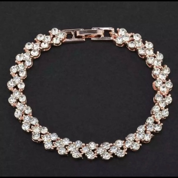 Jewelry - Weekend Sale - Bracelet - Rose Gold - Crystal